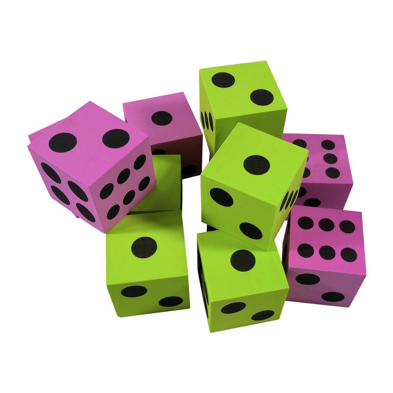 Eva Foam Dices：とても楽しみのための活気のあるジャンボのサイコロ